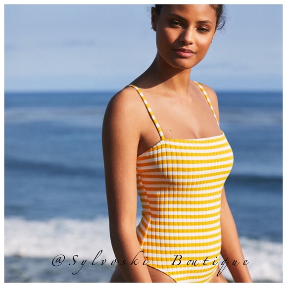 🔥 LA Hearts Ibiza Bardot One Piece Swimsuit. NWT - Picture 3 of 8